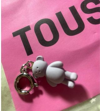 Llavero Oso Tous rosa lila