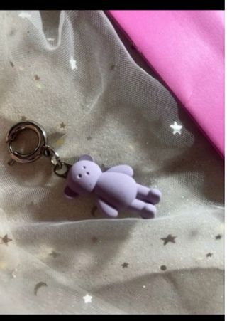 Llavero Oso Tous rosa lila