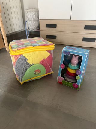 Juguetes bebé: Alfombra y Aro Peppa Pig
