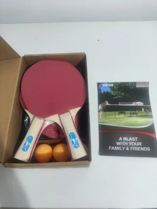 Kit Ping Pong + Red Ajustable Nuevo