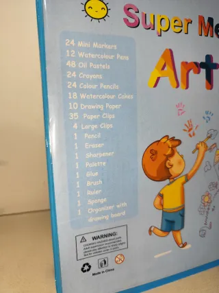 NUEVO! Set de Arte Infantil 208 Piezas NUEVO 100%