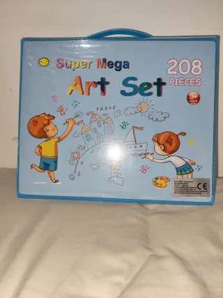 NUEVO! Set de Arte Infantil 208 Piezas NUEVO 100%