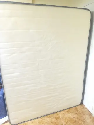 Colchón de tela azul