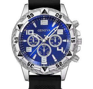 Reloj Geneva Dorado y Plateado
