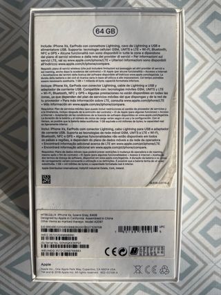 Scatola originale per iPhone XS