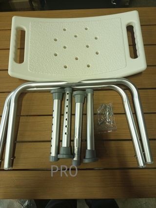 Silla de ducha | Aluminio | Regulable