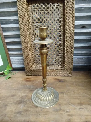 Candelabro de bronce vintage
