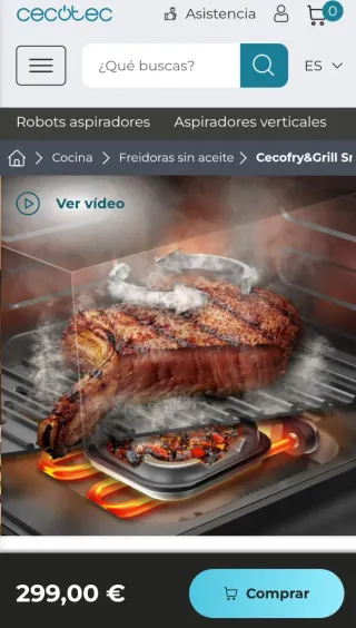 Cecotec Airfryer 11L Nueva