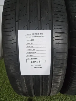 235 45 20 100V CONTINENTAL ECOCONTACT 6