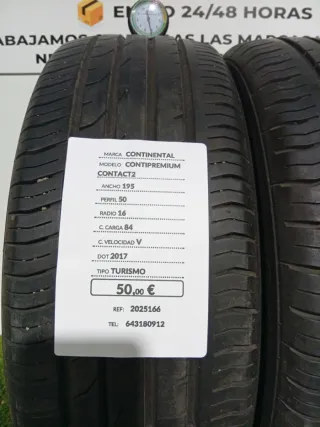 195 50 16 84V CONTINENTAL CONTI PREMIUM CONTACT 2