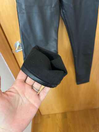 Leggings polipiel negros