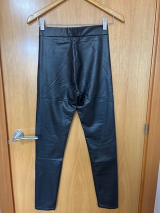 Leggings polipiel negros