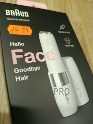 Braun mini depiladora para mujer