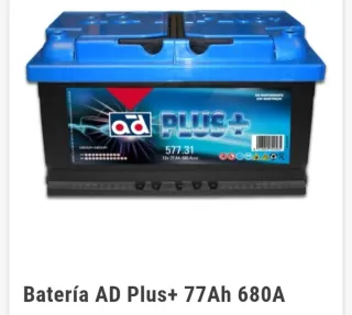 Batería Coche AD Plus+ 77Ah 680A