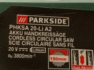 Sierra Circular Parkside para reparar o piezas