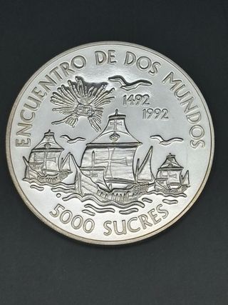 5000 Sucres 1991 ecuador