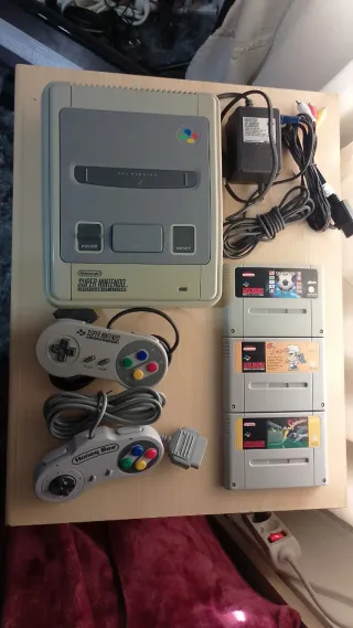 Super Nintendo + 3 Juegos