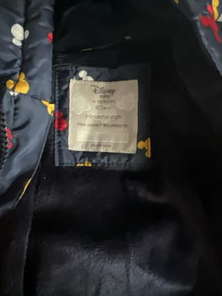 Abrigo infantil Mickey Mouse azul