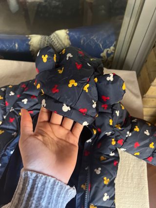 Abrigo infantil Mickey Mouse azul