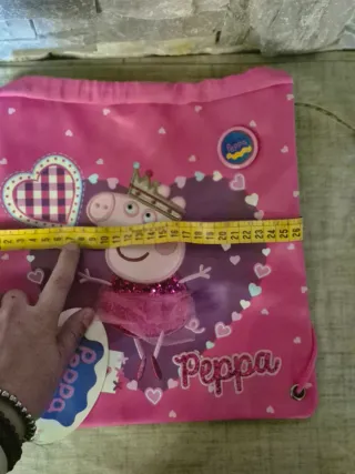 Mochila saco Peppa Pig