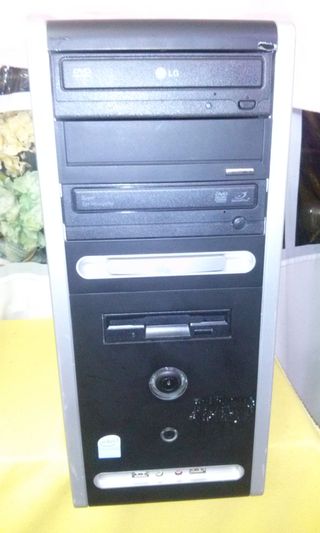 PC Windows XP retro Negro/Plata