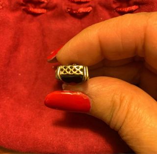 Ciondolo con Ametista Rettangolare