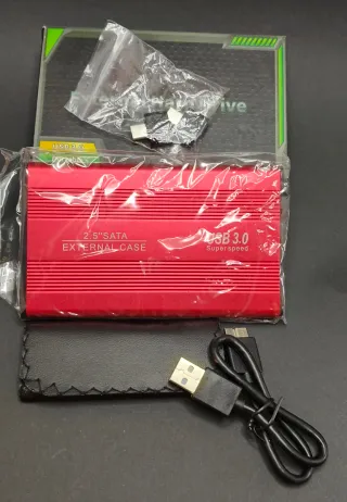 Carcasa Externa 2.5 SATA USB 3.0 Roja