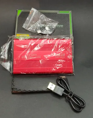 Carcasa Externa 2.5 SATA USB 3.0 Roja
