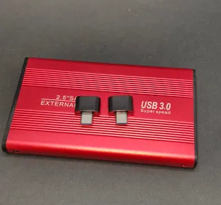 Carcasa Externa 2.5 SATA USB 3.0 Roja
