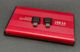 Carcasa Externa 2.5 SATA USB 3.0 Roja