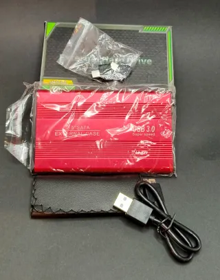 Carcasa Externa 2.5 SATA USB 3.0 Roja