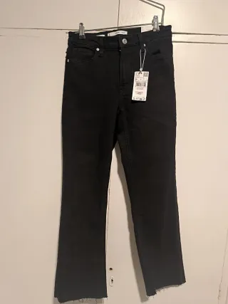 Pantalón Flared Sienna Mango Negro Talla 36