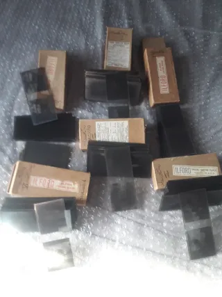 Lote 120 Placas Fotográficas Vidrio Antiguas Ilfor