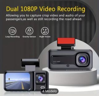Cámara de salpicadero Dual 1080P (dash cam)