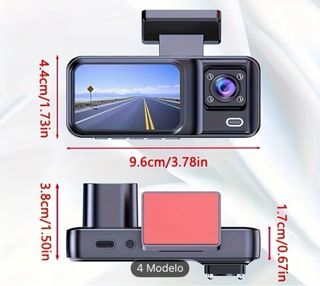 Cámara de salpicadero Dual 1080P (dash cam)