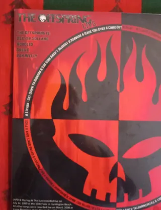 VINILO OFFSPRING LIVE 2 LPS COLOR ROJO NUEVO