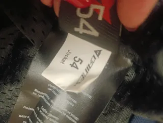 Cazadora Moto Dainese talla 54  Naranja/Negra