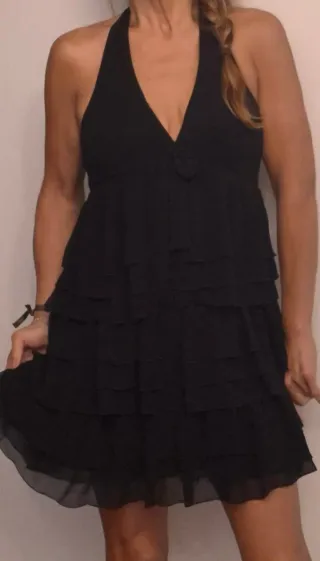 Vestido Zara Negro Talla M