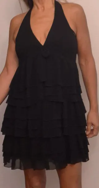 Vestido Zara Negro Talla M