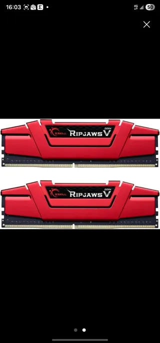 Memoria RAM G.Skill Ripjaws V DDR4 16GB