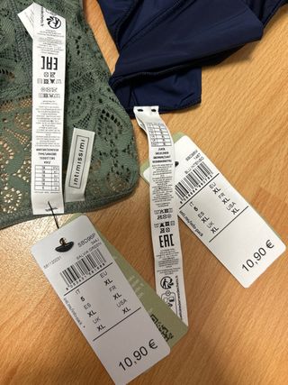 Lencería Intimissimi Talla XL Encaje