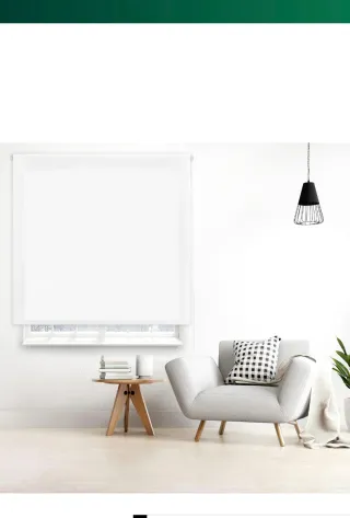 Estor enrollable translúcido Blanco Roto