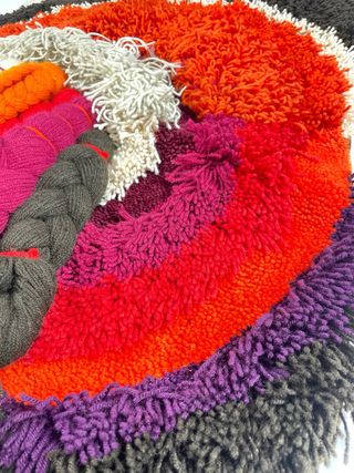 Tapiz Vintage XXL Desso Studio, Paises Bajos 1970s