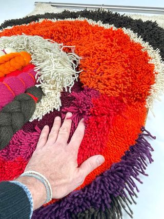 Tapiz Vintage XXL Desso Studio, Paises Bajos 1970s