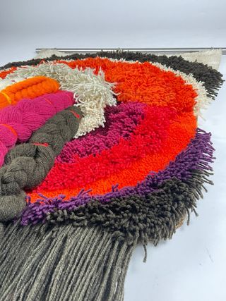 Tapiz Vintage XXL Desso Studio, Paises Bajos 1970s