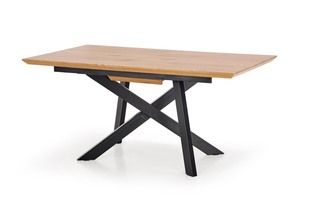 Mesa comedor extensible madera y metal