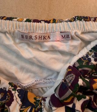 Vestido globo estampado multicolor