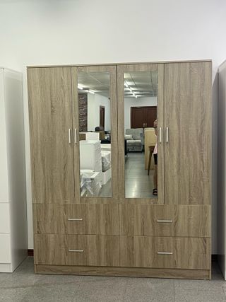 Armario 4 puertas con cajones nuevo