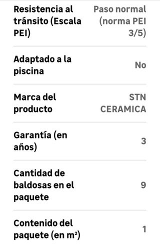 Suelo Cerámico Hervas 33x33 cm  Leroy Merlín 46 m2