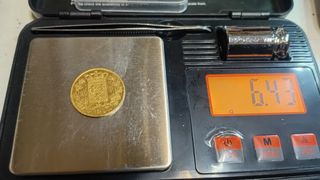 Moneta d'oro Francia 1819 6.44gr DI LUIGI XVIII DI 18